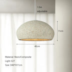 Nordic Minimalist Wabi-Sabi Wind LED Pendant Lights for Dining Room and Bar