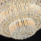 Crystal LED Chandelier: Light Luxury Ceiling Lamps for Living Room, Bedroom, Kitchen, Hotel