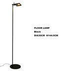 Postmodern Black Floor Lamp: Rustic Italian Design for Hotel & Home Décor