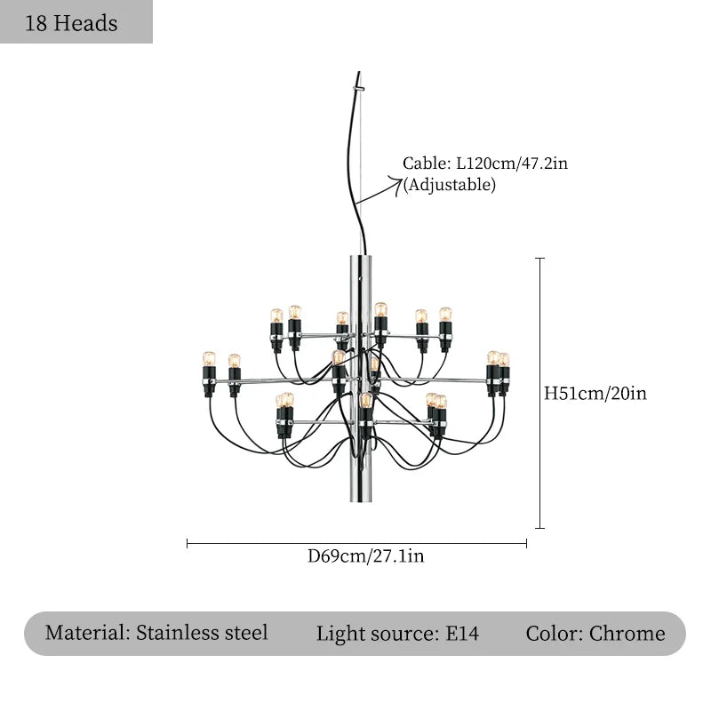 Modern LED Ceiling Chandelier for Luxury Home Decor