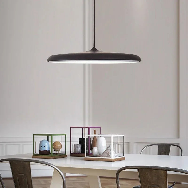 UFO Metal LED Pendant Light - Modern Art Design for Kitchen, Dining Room & Living Room