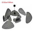 Nordic Bamboo Leaf Chandelier for Living Room and Kitchen