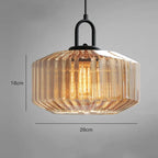 Retro LED Glass Chandelier for Dining Table, Bedroom & Restaurant
