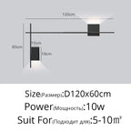 Modern Long Strip Wall Light for Living Room Hotel Bedside Stairs Fixtur