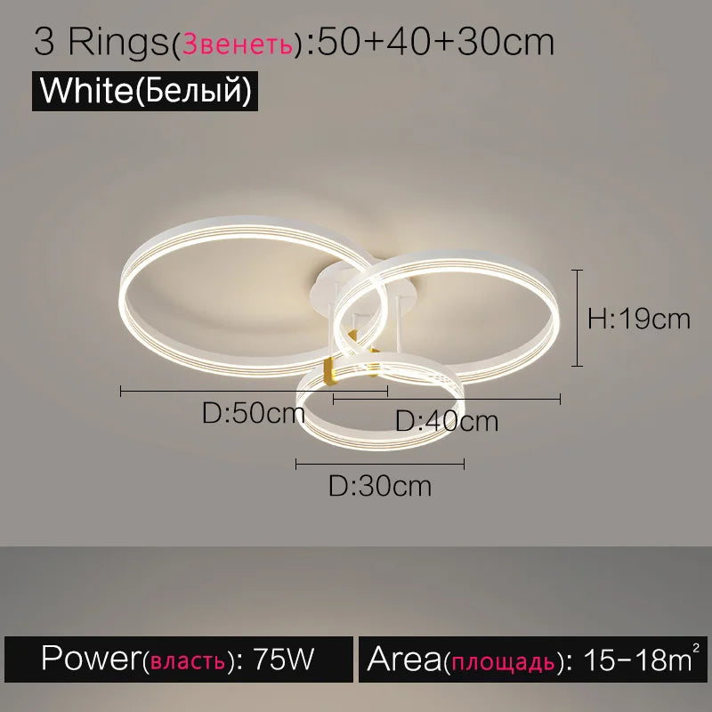 New Nordic Ceiling Lamp: Modern, Creative, Elegant Lighting for Bedroom and Living Room