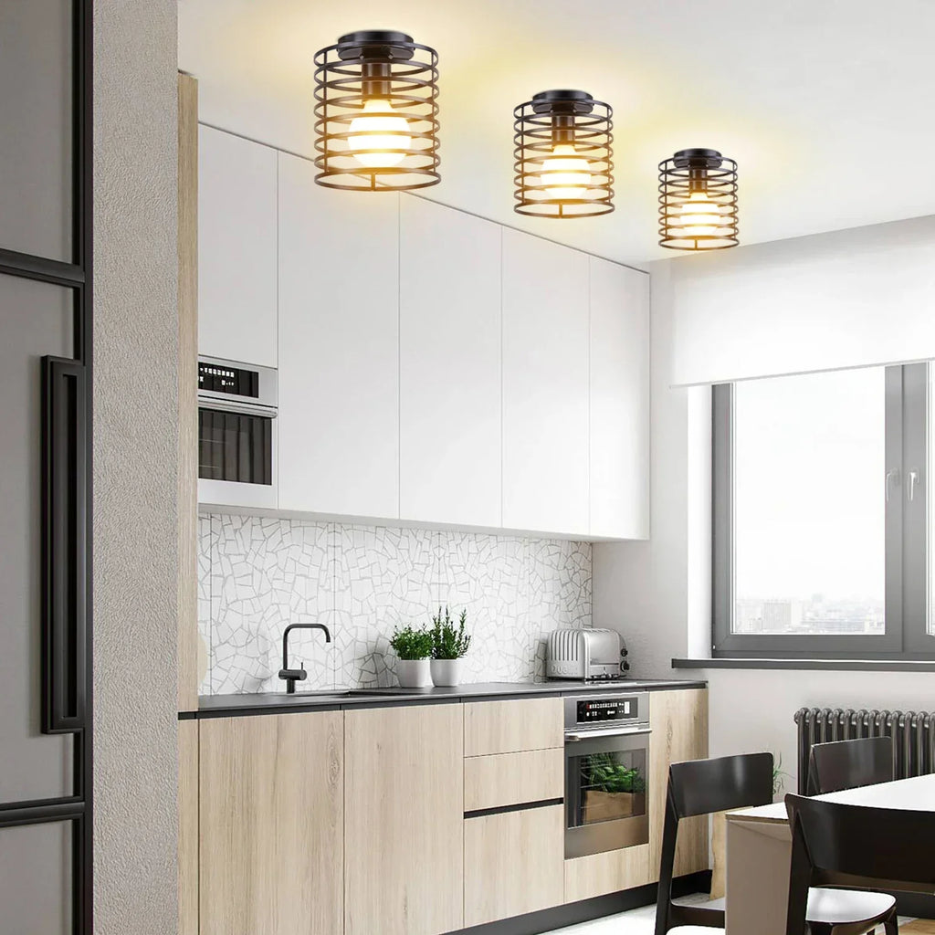 Vintage Industrial Ceiling Light for Home Decor