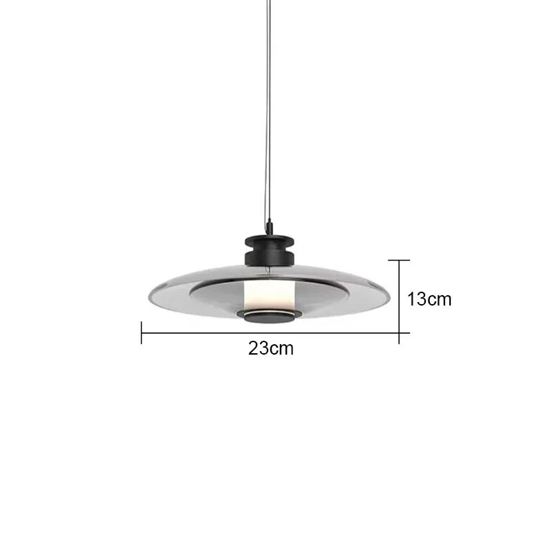 Glass Wall Lamp: Nordic Minimalist LED for Dining, Living, Bedroom