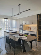 Modern Aluminum Chandelier Strip, Minimalist Nordic Design for Dining Table, Bar