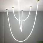 Nordic Hose LED Chandelier for Home Lighting in Dining Living Room Kitchen Bedroom