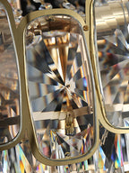 Luxury Crystal Chandelier LED Light Living Room Suspension Luminaire