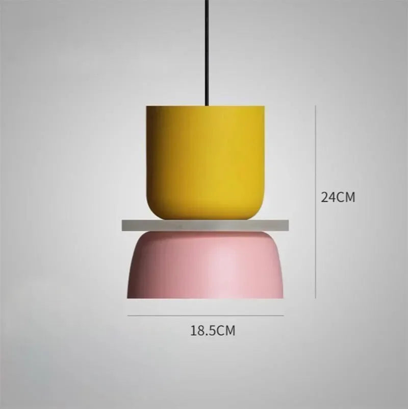 Modern LED Colour Pendant Lamp for Bedroom Living Room Dining Bar Study