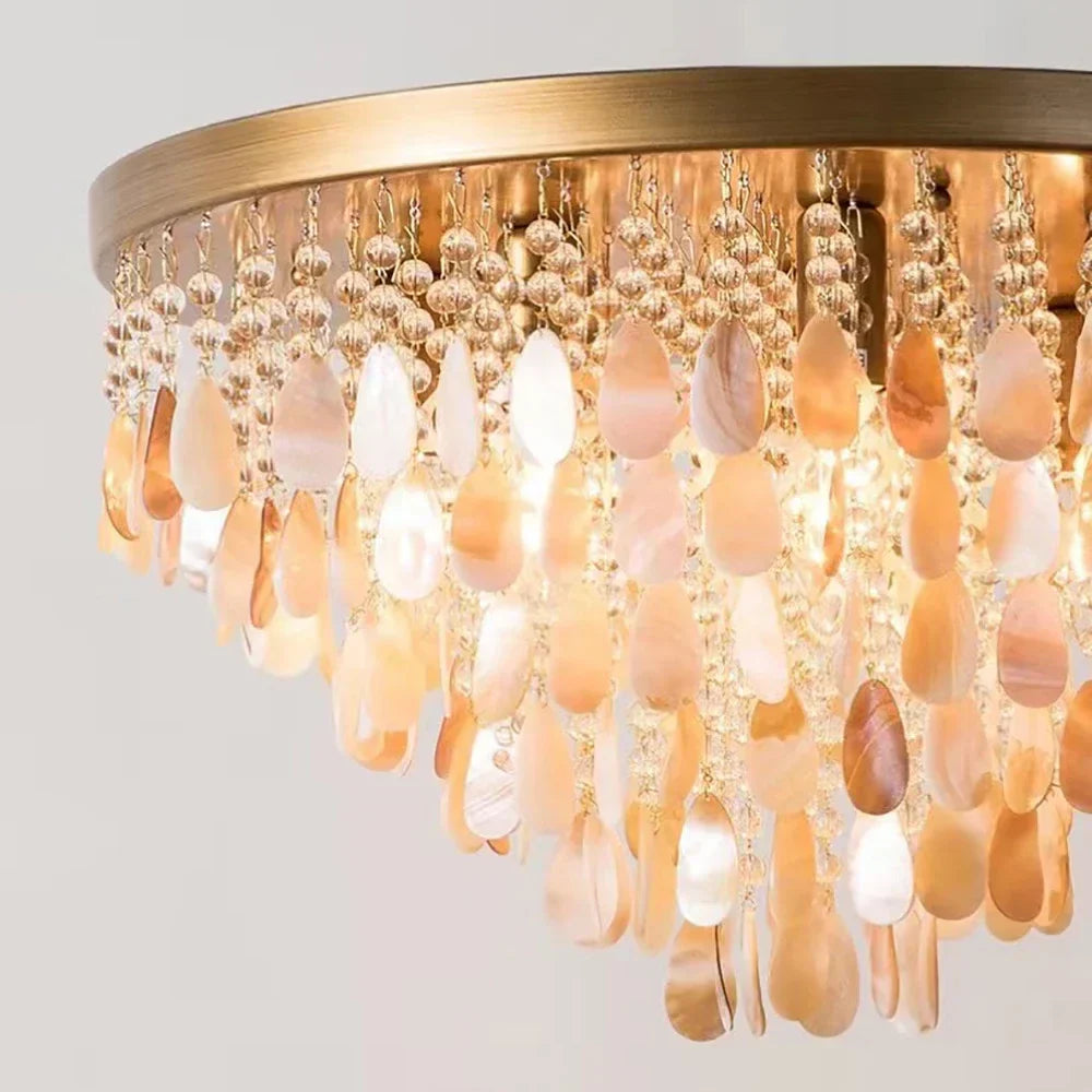 Modern Crystal LED Ceiling Light Chandelier for Living Room Bedroom