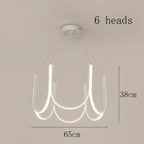 U-Shape LED Pendant Chandelier for Modern Minimalist Luxury Home Decor