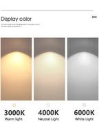 Wood Grain LED Ceiling Lamp: Modern Lighting for Living Room, Bedroom, and Study