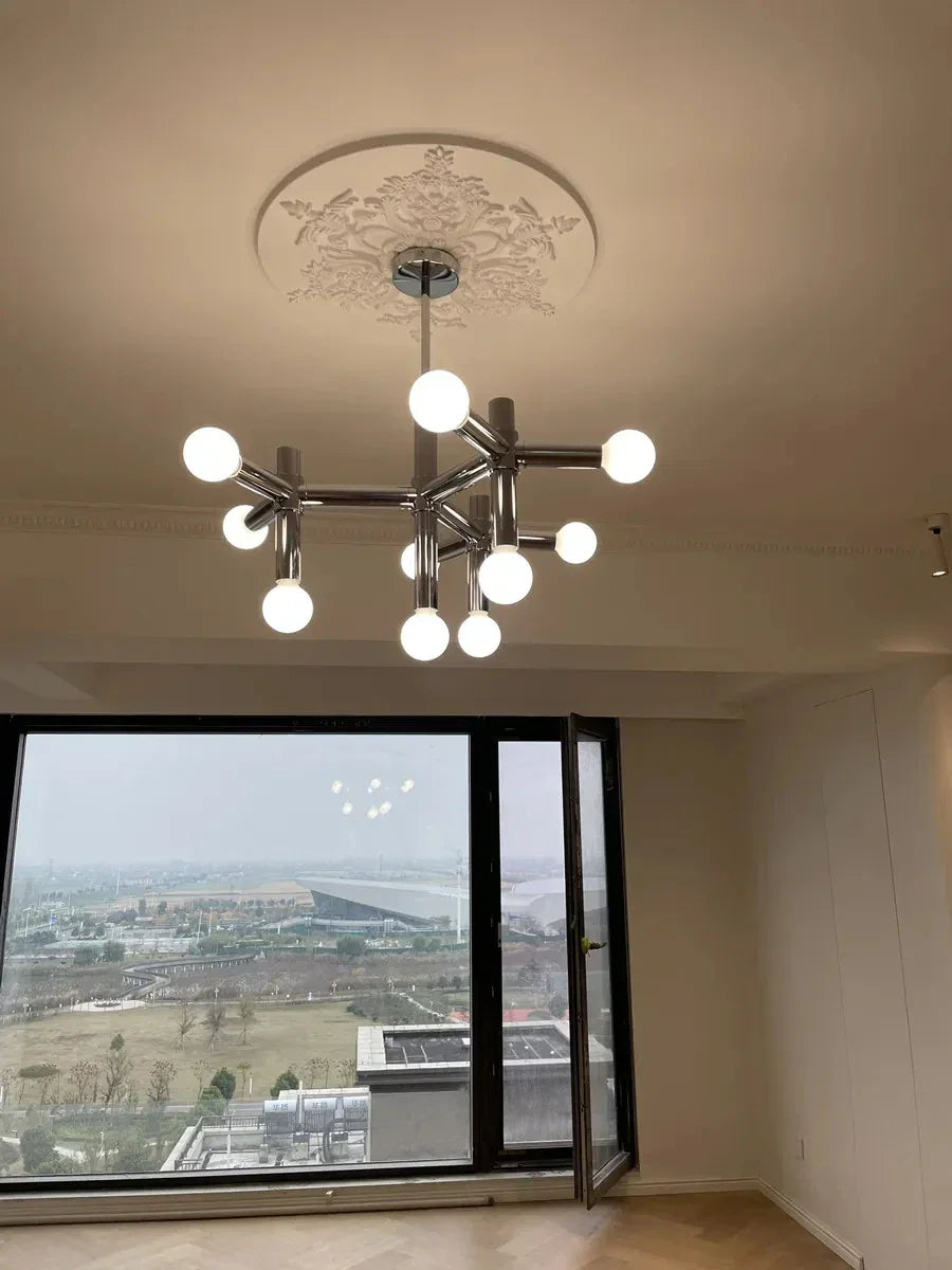 Modern Glass Ball Chandelier Pendant Light for Home Decor