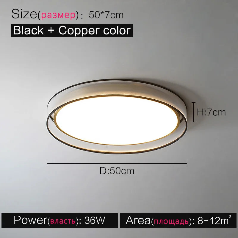 Sun Round Table Lamp: Modern Nordic Bedroom LED Ceiling Lighting