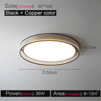 Sun Round Table Lamp: Modern Nordic Bedroom LED Ceiling Lighting