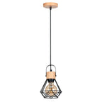 Modern Wood Pendant Light Fixture for Living Dining Kitchen Bedroom