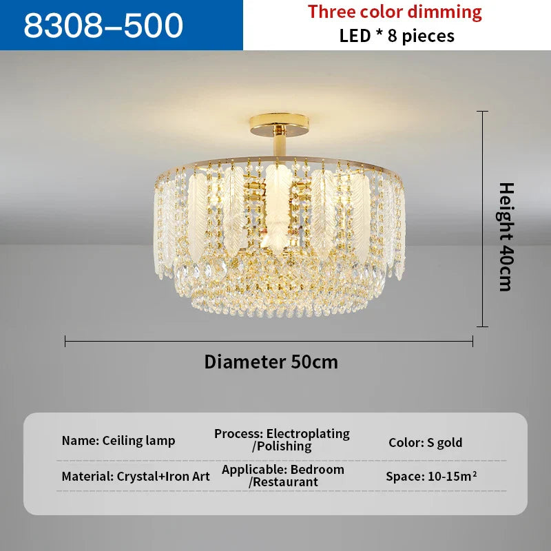 Crystal Chandelier Light for Elegant Home Decor