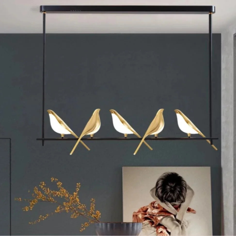 Modern Magpie Bird LED Wall Lamp for Bedroom Decor