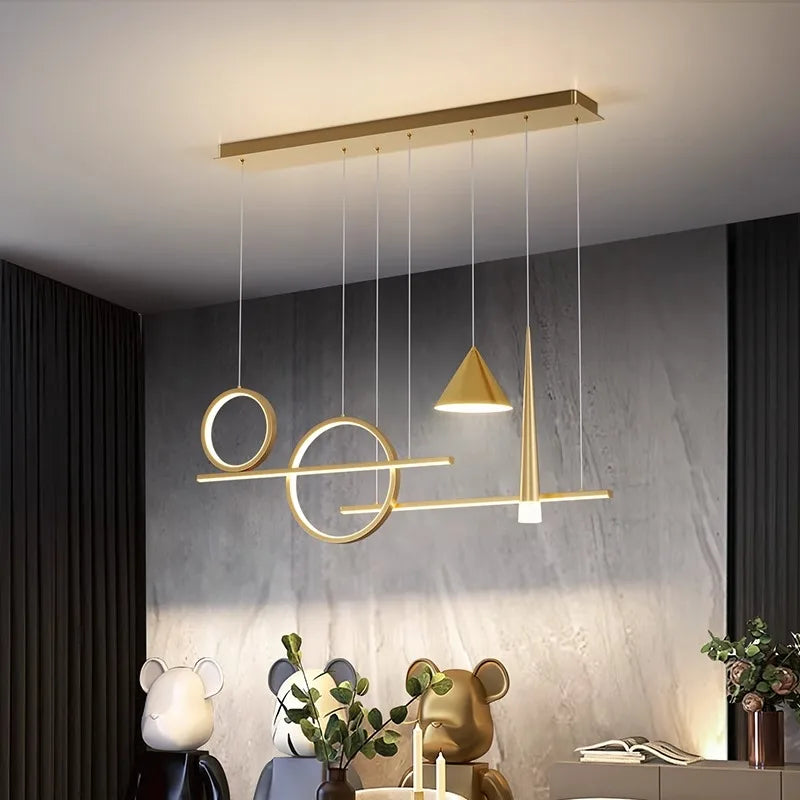Modern LED Ceiling Lamp Chandelier for Bedroom and Dining Room