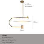 Modern LED Pendant Lights for Ceiling Minimalism and Restaurant Chandelier