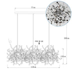 LED Chandelier: Modern Simplicity for Living, Dining Room, Kitchen, Bedroom - Home Decor Light Fixture