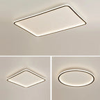 LED Ceiling Lamp Iron Dimmable Modern Living Room Light Fixture