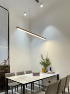 Modern Linear LED Chandelier Pendant Lights for Dining Table Kitchen Bar