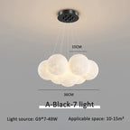 Bubble Ball LED Pendant Lights: Modern Chandelier for Living Dining Bedroom Office Decor