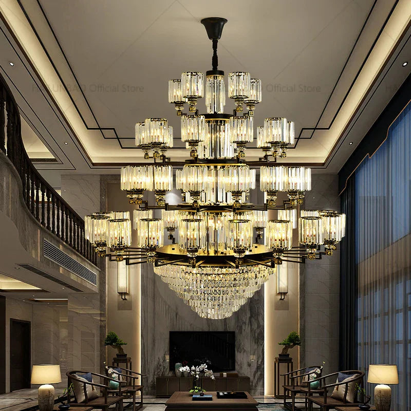 Modern Crystal Chandelier Light for Luxurious Living Spaces
