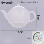 Teapot Pendant Lights: Modern LED Hanging Lamps for Home Decor