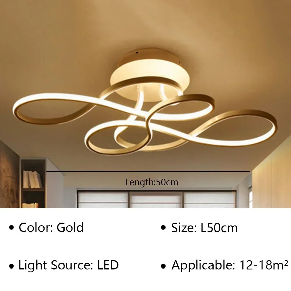 LED Chandelier Modern Ceiling Lamp for Living Dining Bedroom Home Lighting