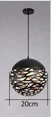 Kelly Pendant Lamp: Vintage Ball Light Chandelier for Industrial Home Decor