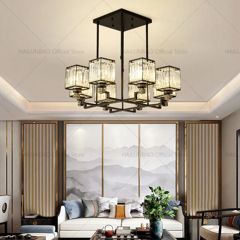 Crystal Chandelier: Modern, Luxe, & Chic for Living Room, Bedroom, Restaurant & Villa