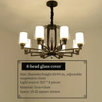 Simplistic Modern Chinese Style Living Room Chandelier