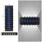 Solar Wall Lamp: Outdoor Waterproof Up/Down Lighting for Garden, Street, Landscape, Balcony