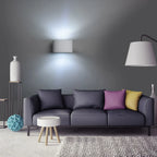 Nordic Plaster Wall Lights Up&Down Wall Sconce for Bedroom Reading White Home Lighting