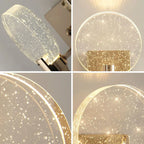 Crystal Bubble Wall Lamp: Modern Luxury Lighting for Bedroom, Living Room, and Aisle