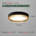 Modern Minimalist Bedroom Ceiling Lamp Luxury Nordic Design