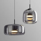 Nordic Glass LED Pendant Lights Copper Chandeliers for Home Decor