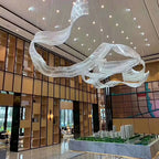 Glass Chandelier Pendant Lights Colored Living Room Hotel Lighting