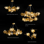 Maple Leaf Branches Chandelier for Living Dining Room - 2023 Design