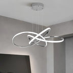 Gold Ring Chandeliers for Modern Dining Room Luxury Bedroom Lighting