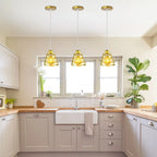 Spiral Swirl Pendant Lamp: Vintage E27 Ribbon Chandelier for Living Room & Kitchen