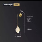 Ceramic Petal Hanging Chandelier - Elegant Décor for Hotel, Restaurant, and Home