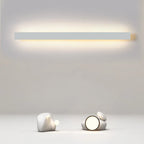 LED White Wall Lamp: Modern Minimalist Design for Bedroom, Living Room, and TV Background.