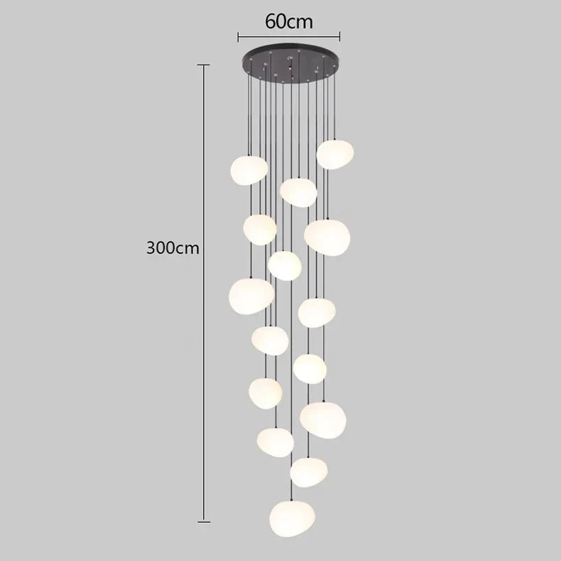 Nordic Dining Room Pendant Light Chandelier for Indoor Living Room Decor