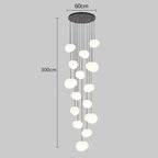 Nordic Dining Room Pendant Light Chandelier for Indoor Living Room Decor