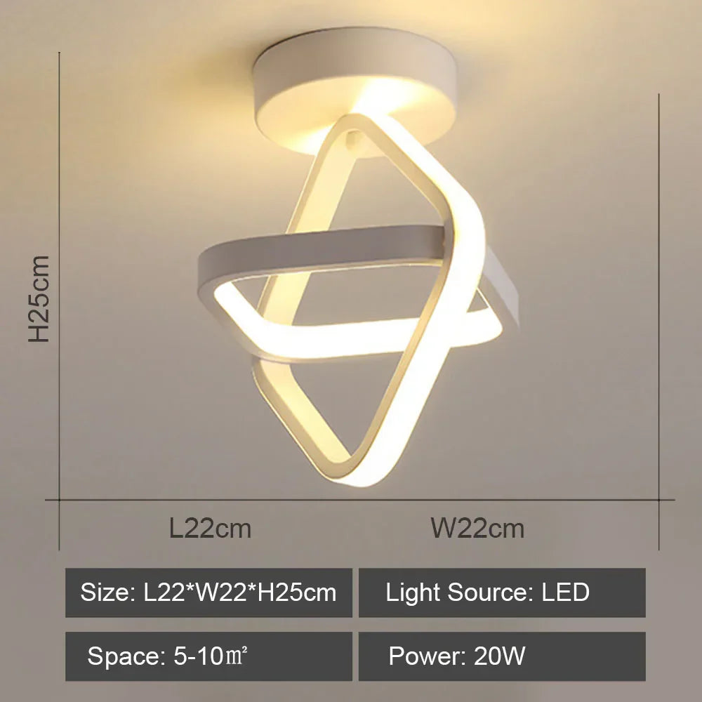 LED Ceiling Light for Modern Living Room Bedroom Lighting